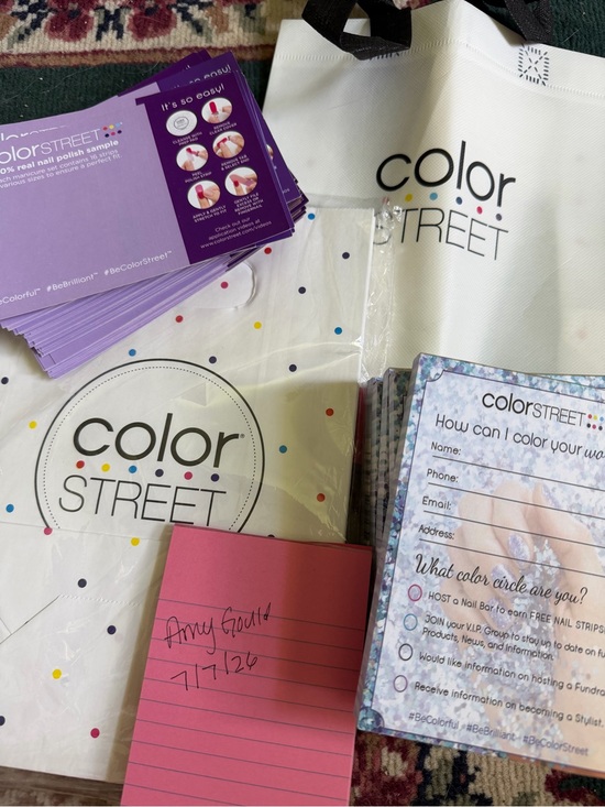 Color Street Other - Color Street vendor supplies